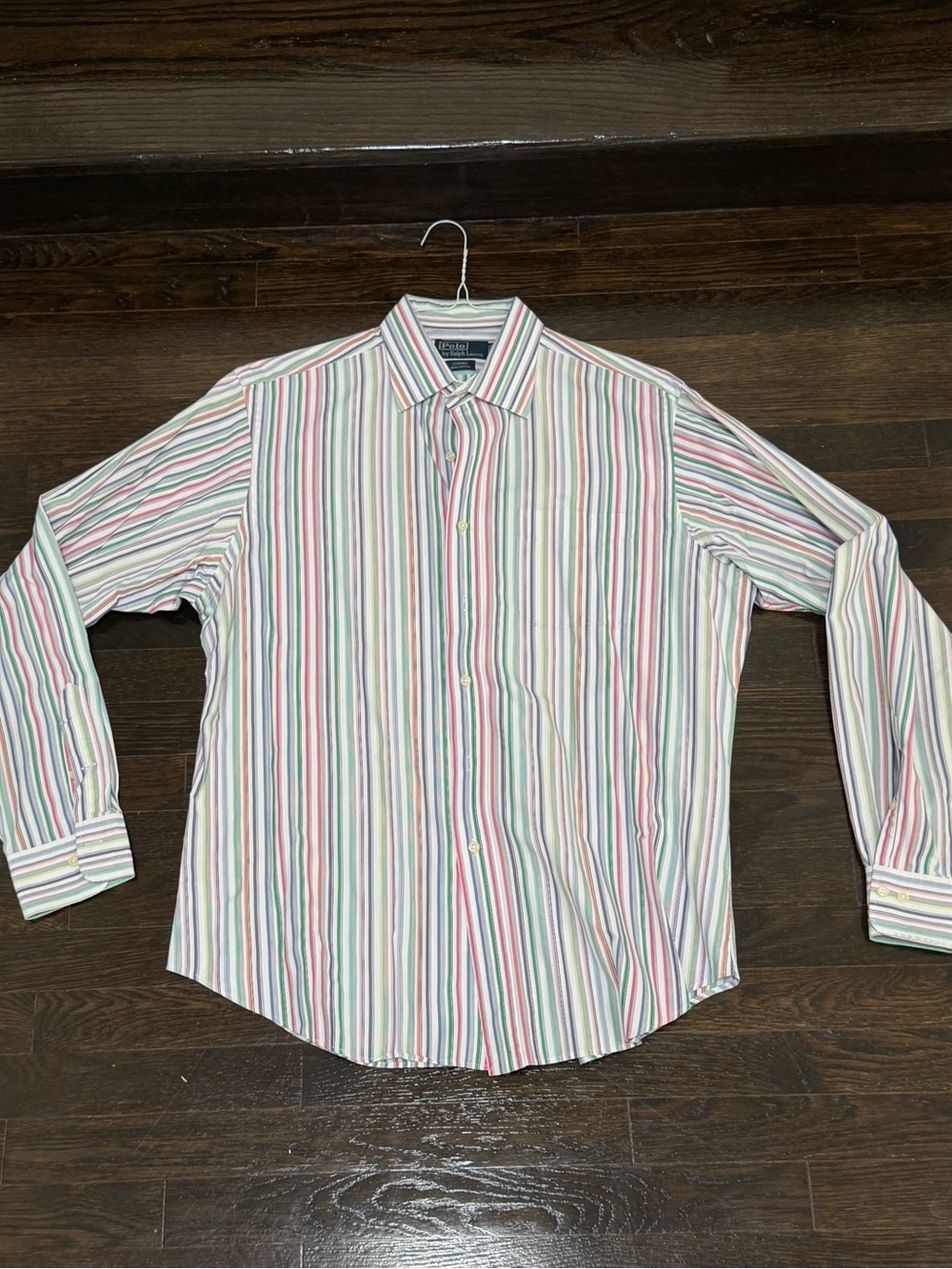 NEW Polo Ralph Lauren Classic Multicolor Stripe Men's Dress Shirt